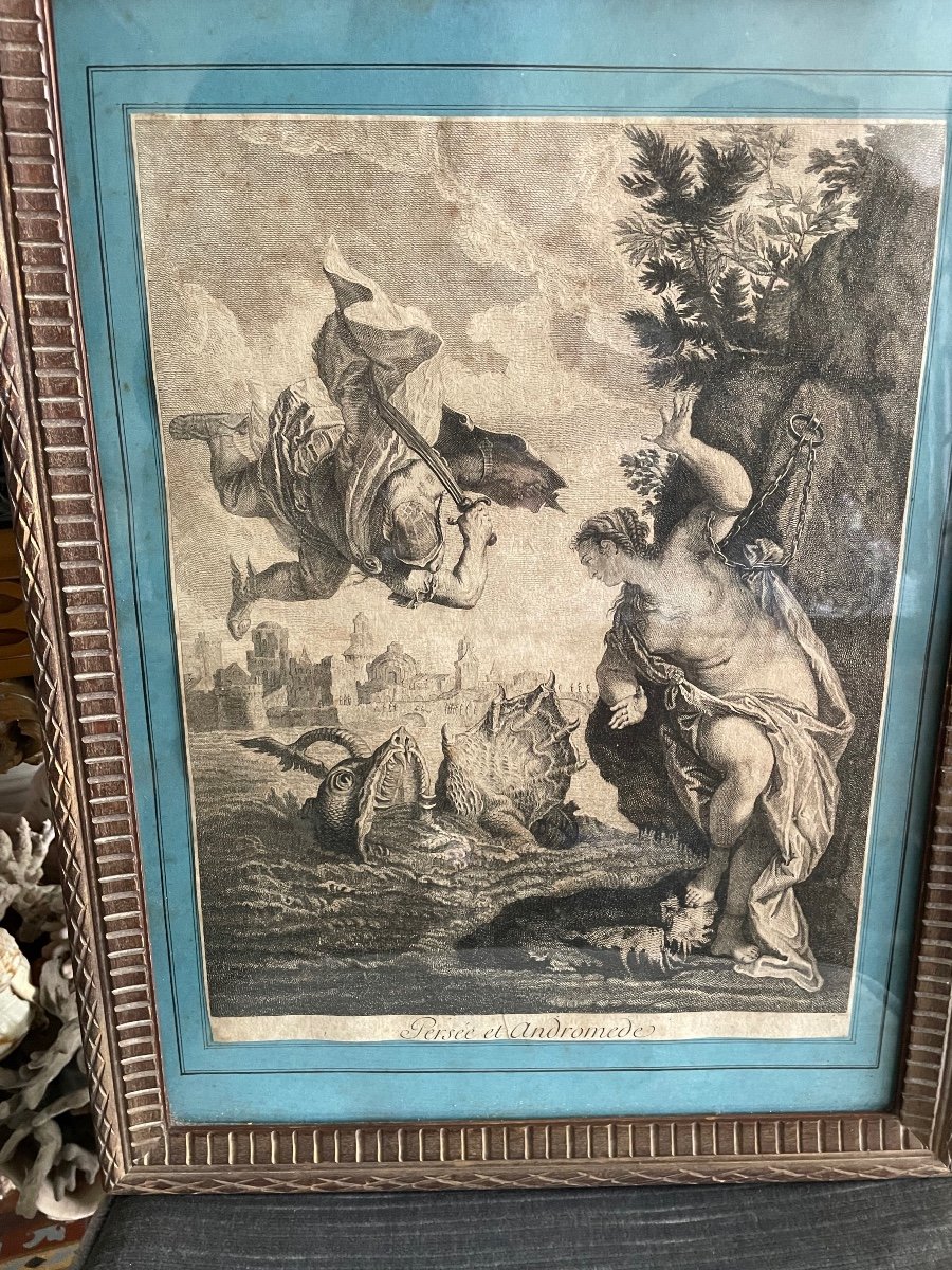 Print By Louis Jacob, Perseus And Andromeda-photo-4