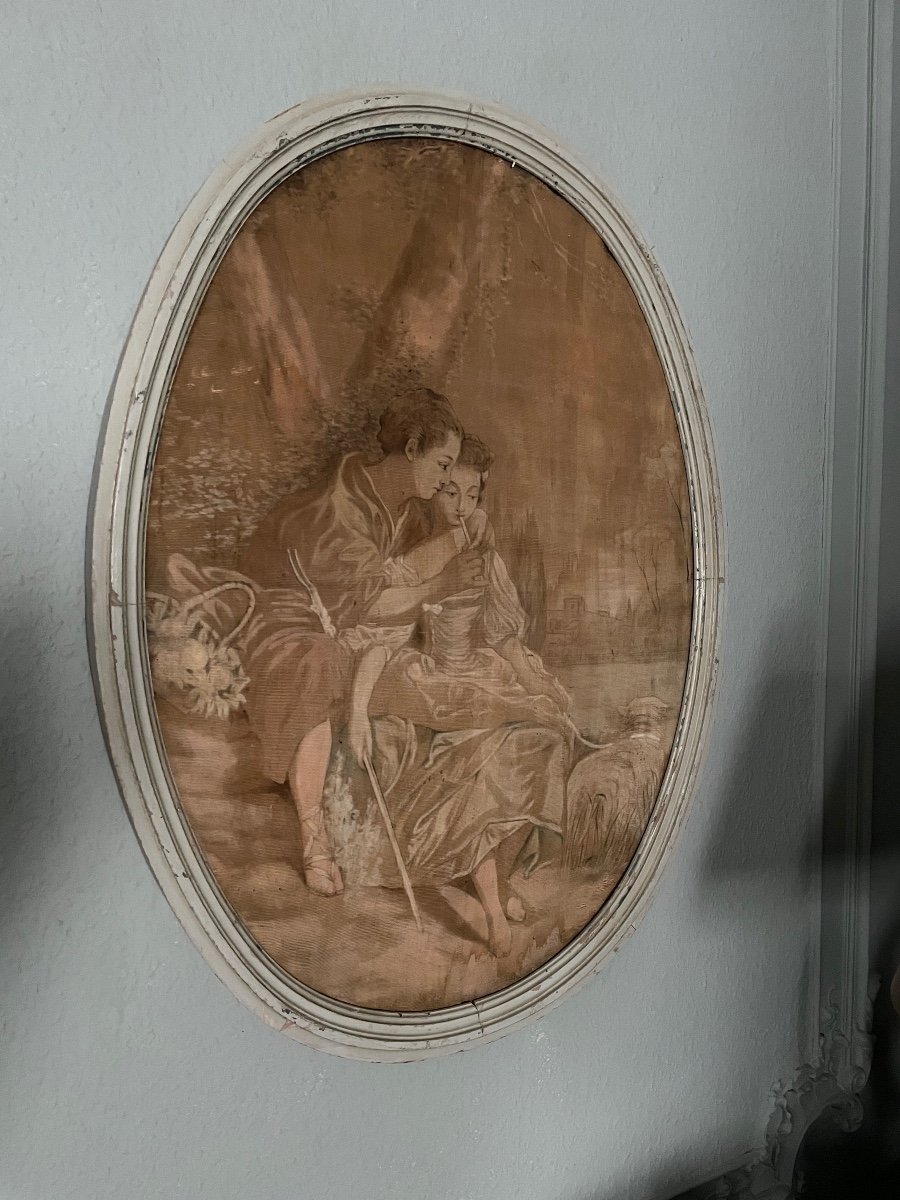 Beautiful Canvas With A Pastoral Scene-photo-1