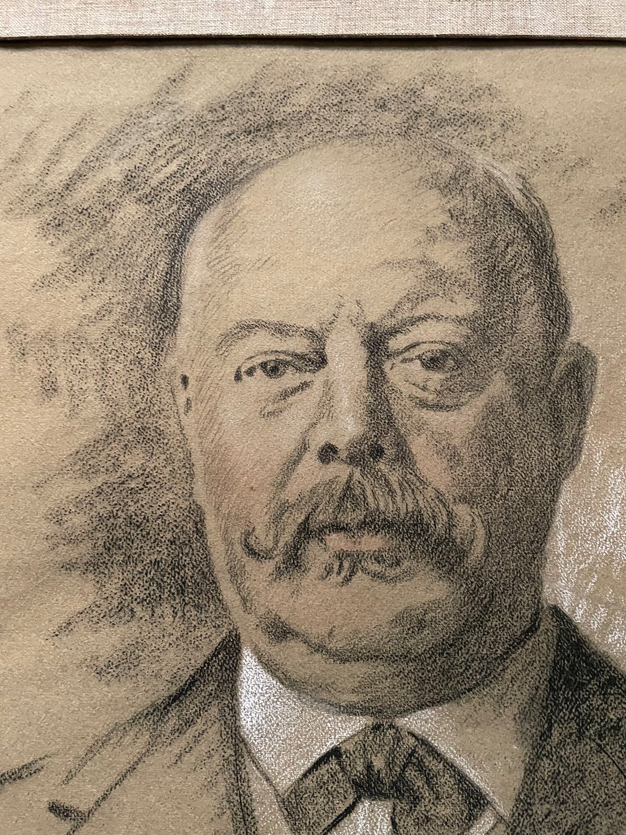 Portrait Au Fusain De 1928-photo-2