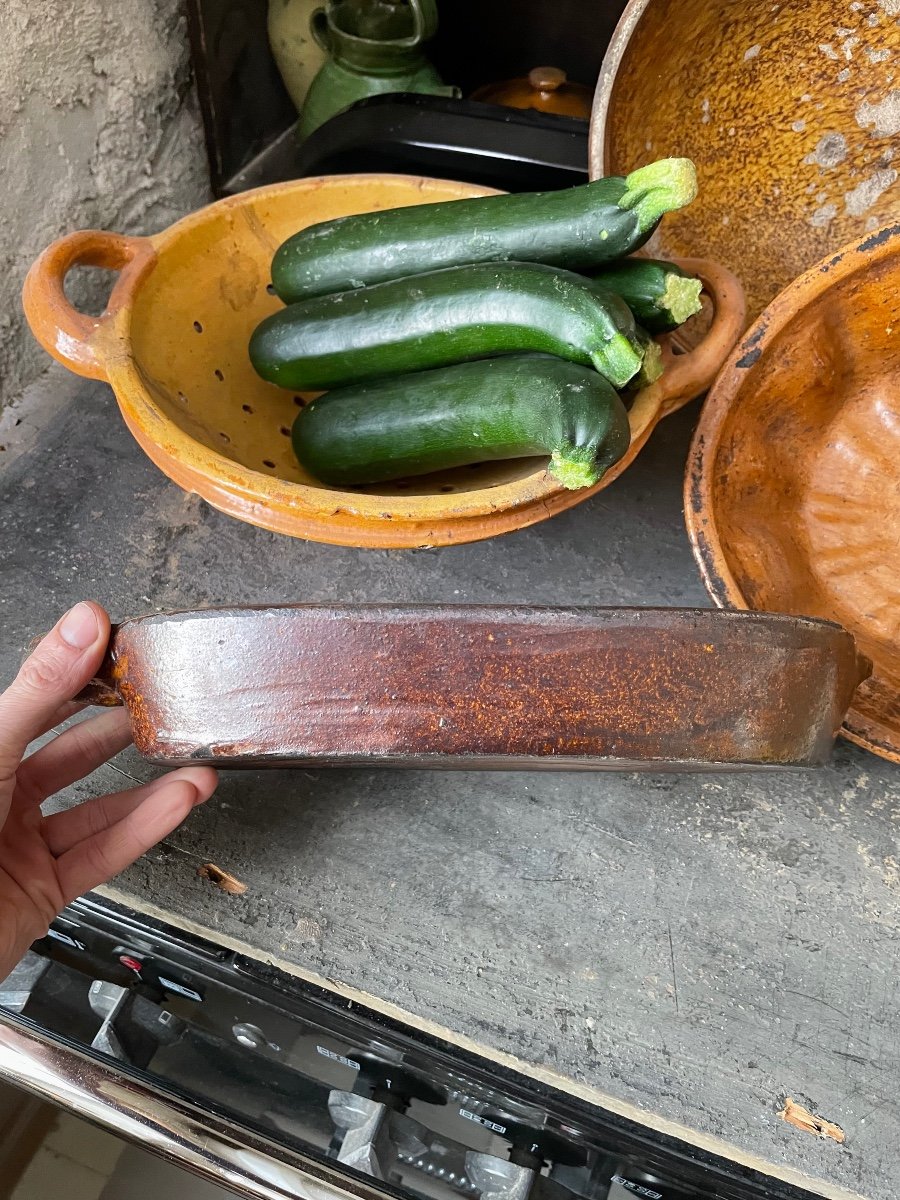 Glazed Terracotta Dish -photo-3