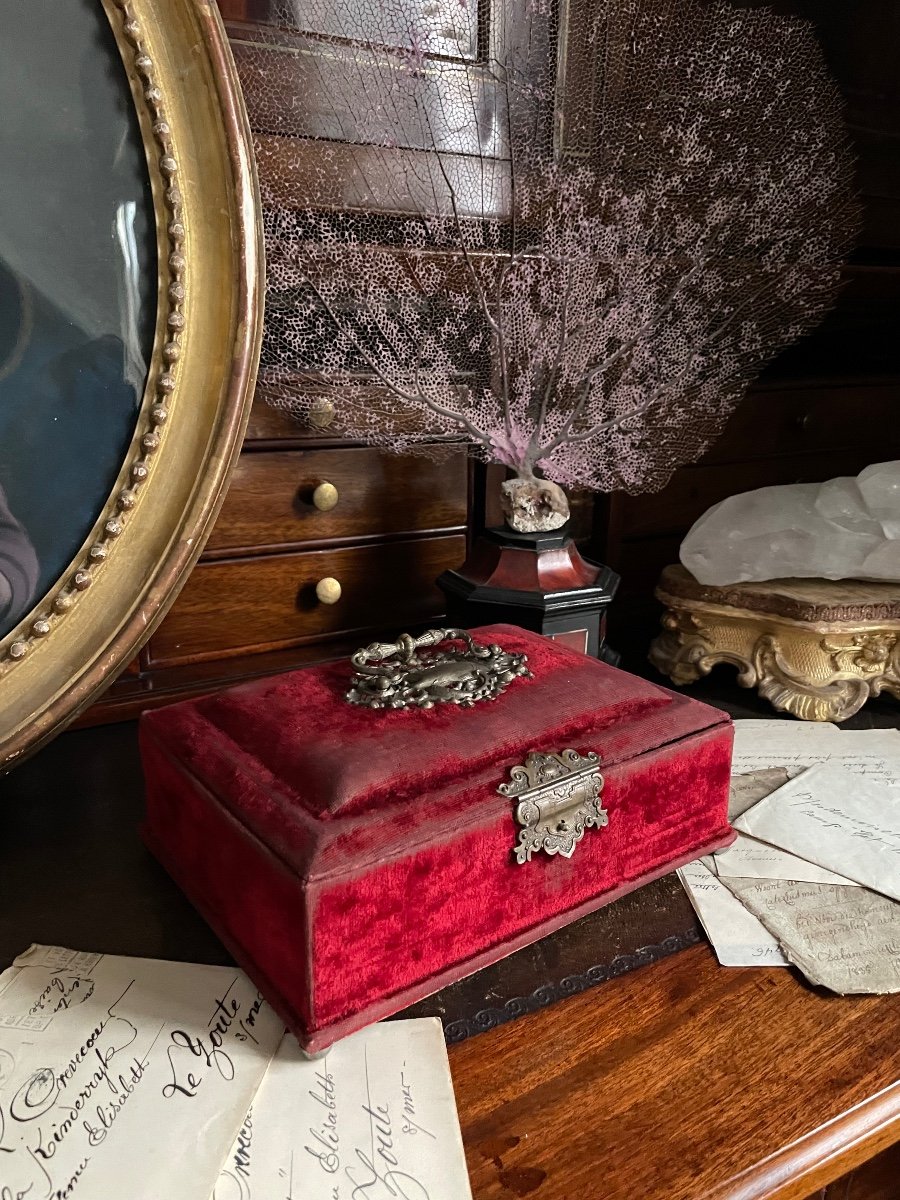 Napoleon III Velvet Box
