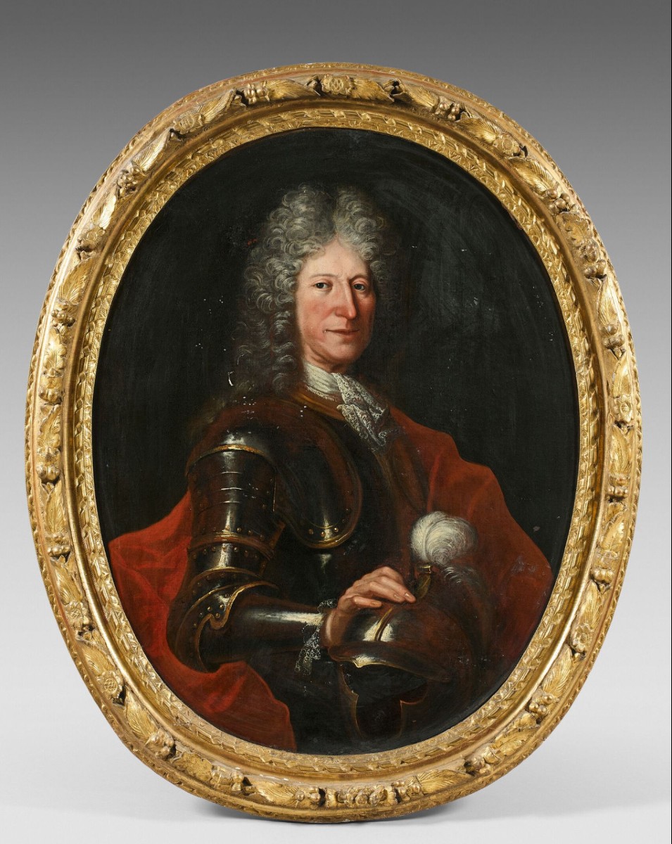 Portrait Of A Military Man From The End Of The 17th Century