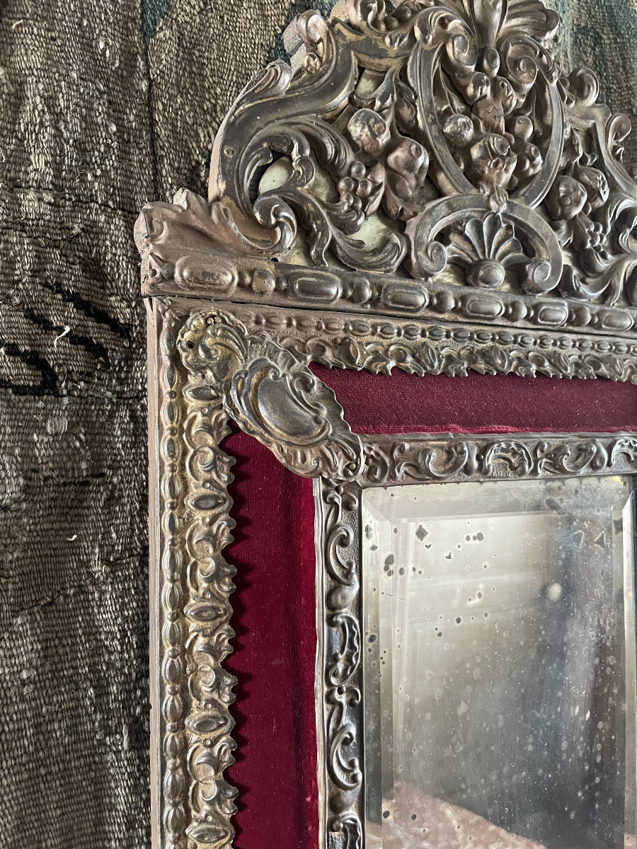 Mirroir à cousin avec velours-photo-4