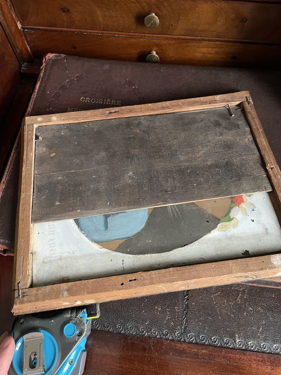 Peinture sous verre 19ieme-photo-4