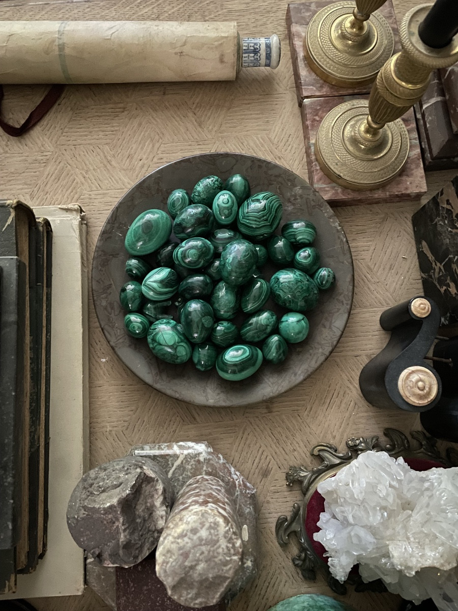 Collection Of Malachite Eggs-photo-2