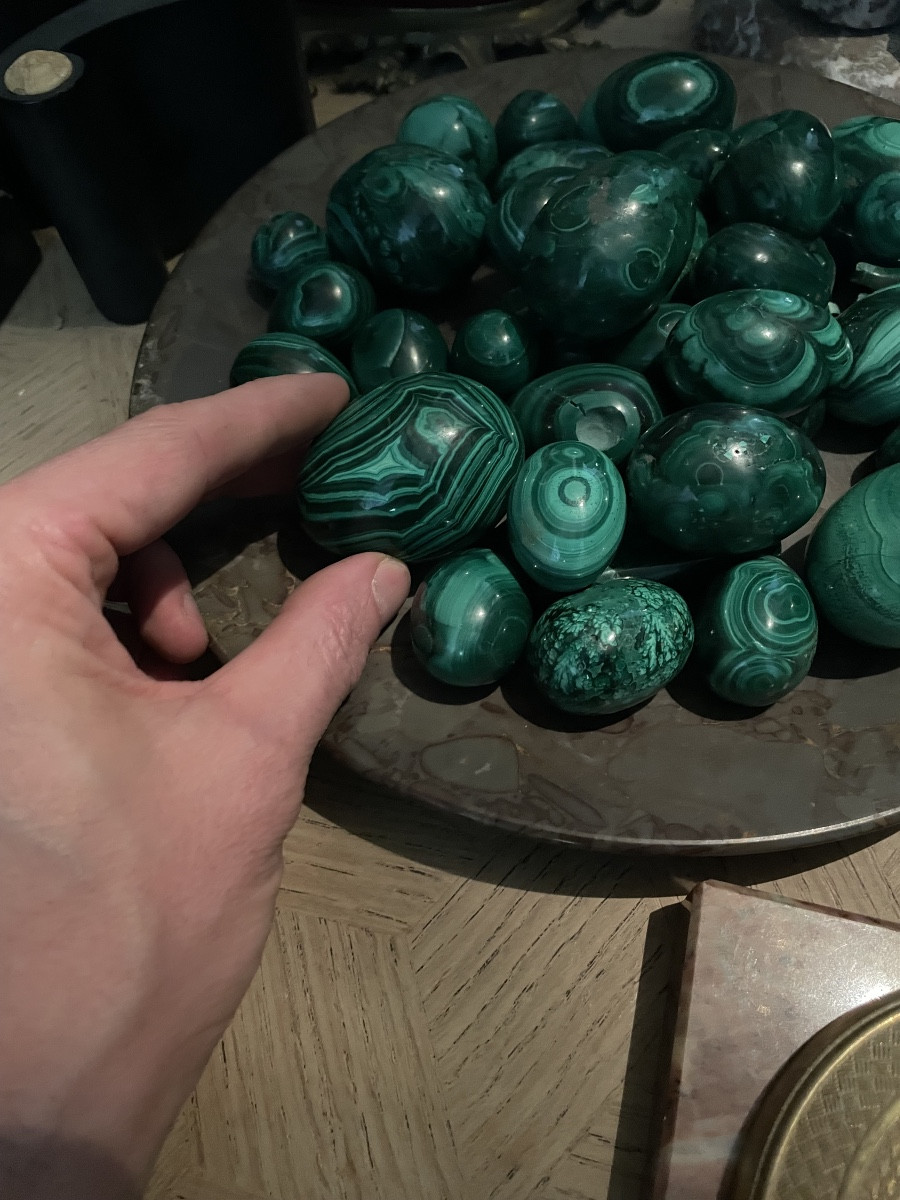 Collection Of Malachite Eggs-photo-3