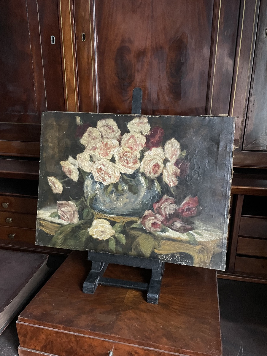Still Life Oil On Canvas-photo-2