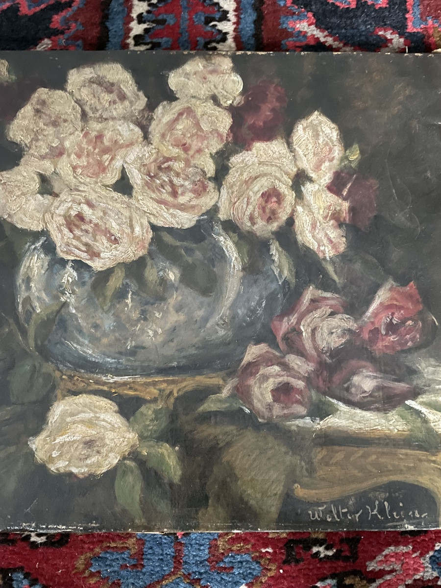 Still Life Oil On Canvas-photo-3