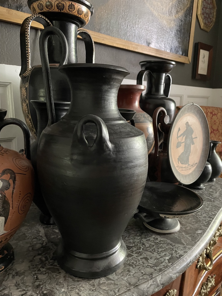 Black Greek Vase