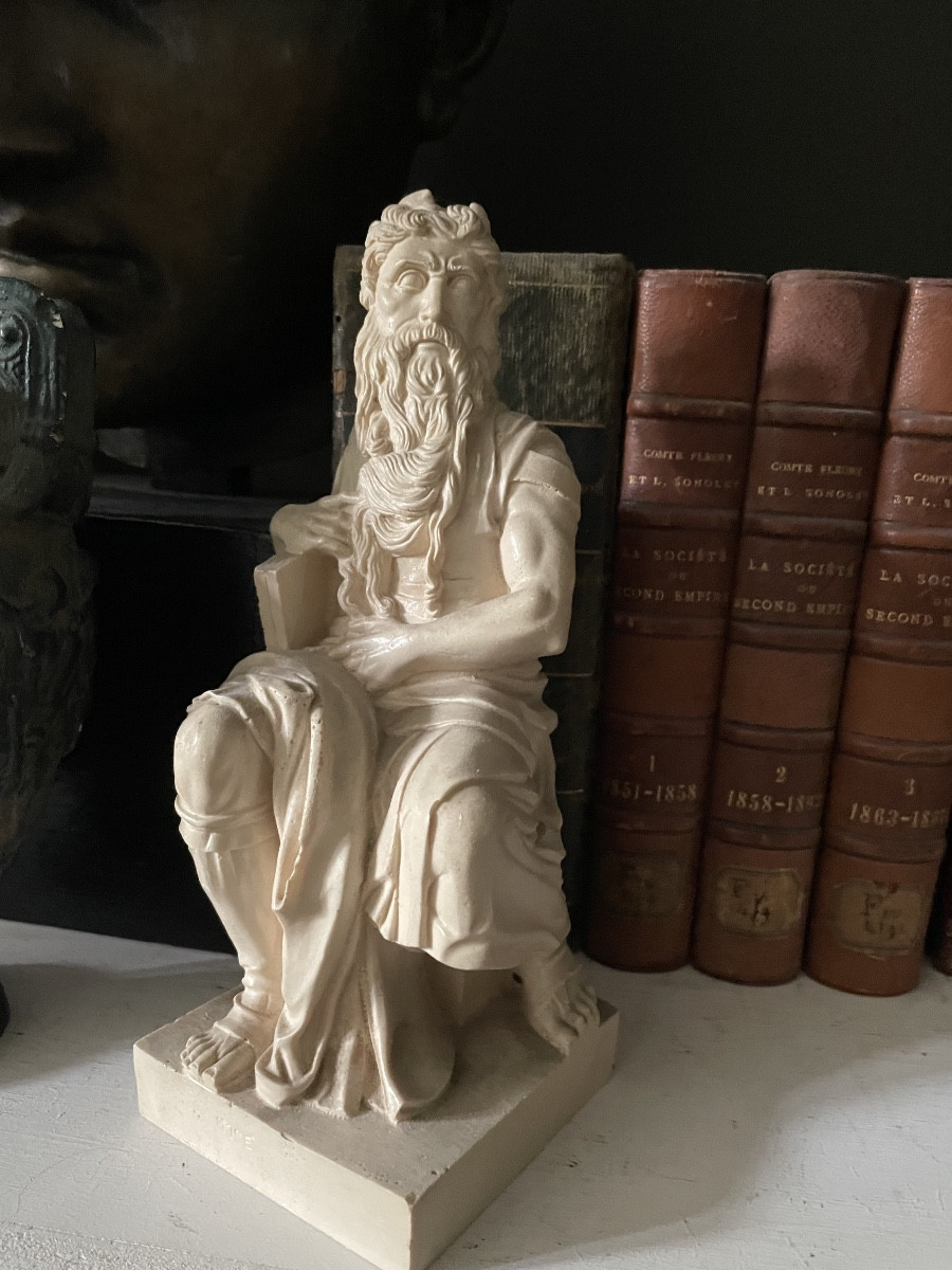 Mozes Leaves Michelangelo In Resin-photo-2