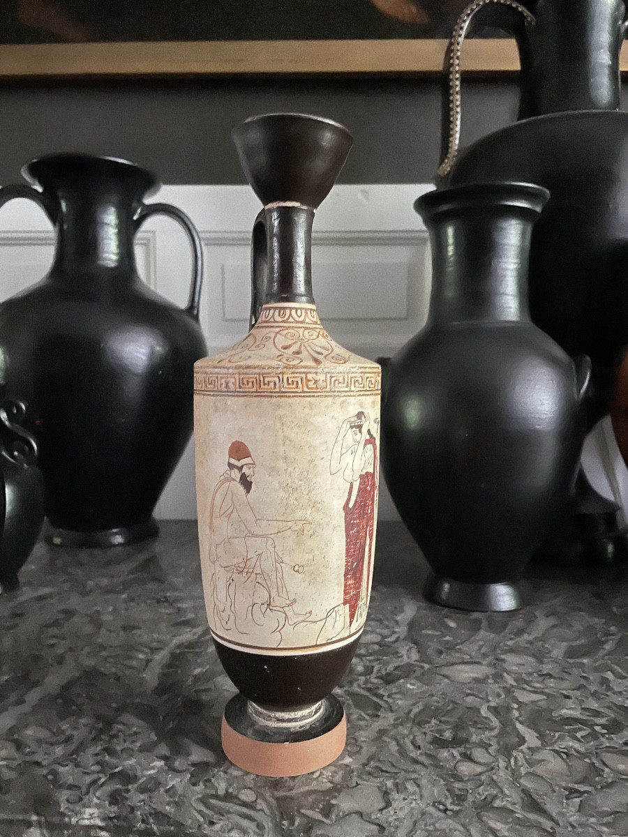 Lekythos With Warrior Decoration -photo-2