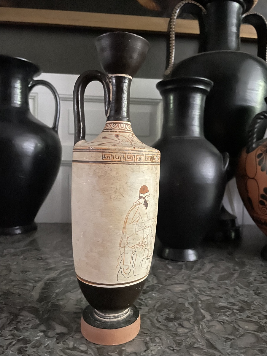 Lekythos With Warrior Decoration -photo-3
