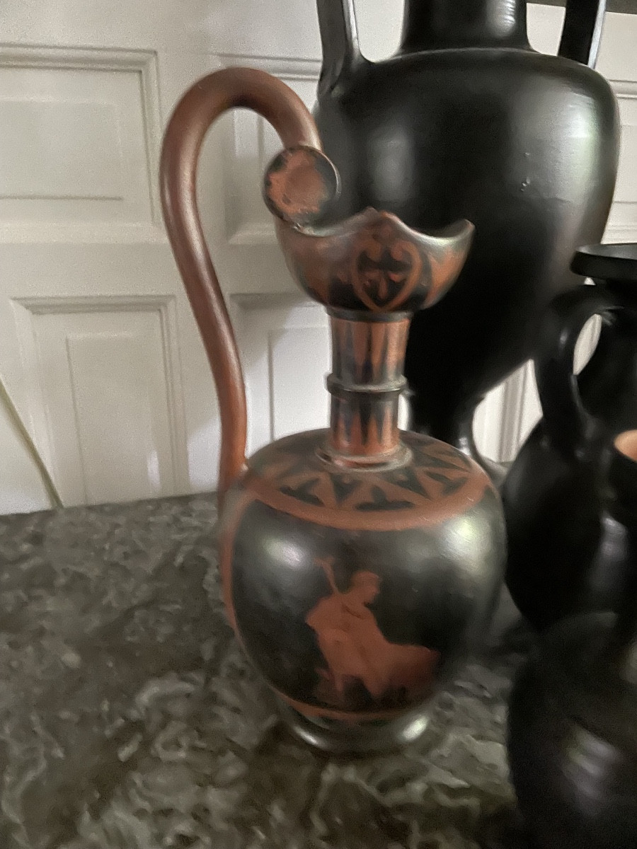 Black And Orange Athenian Hydria-photo-2