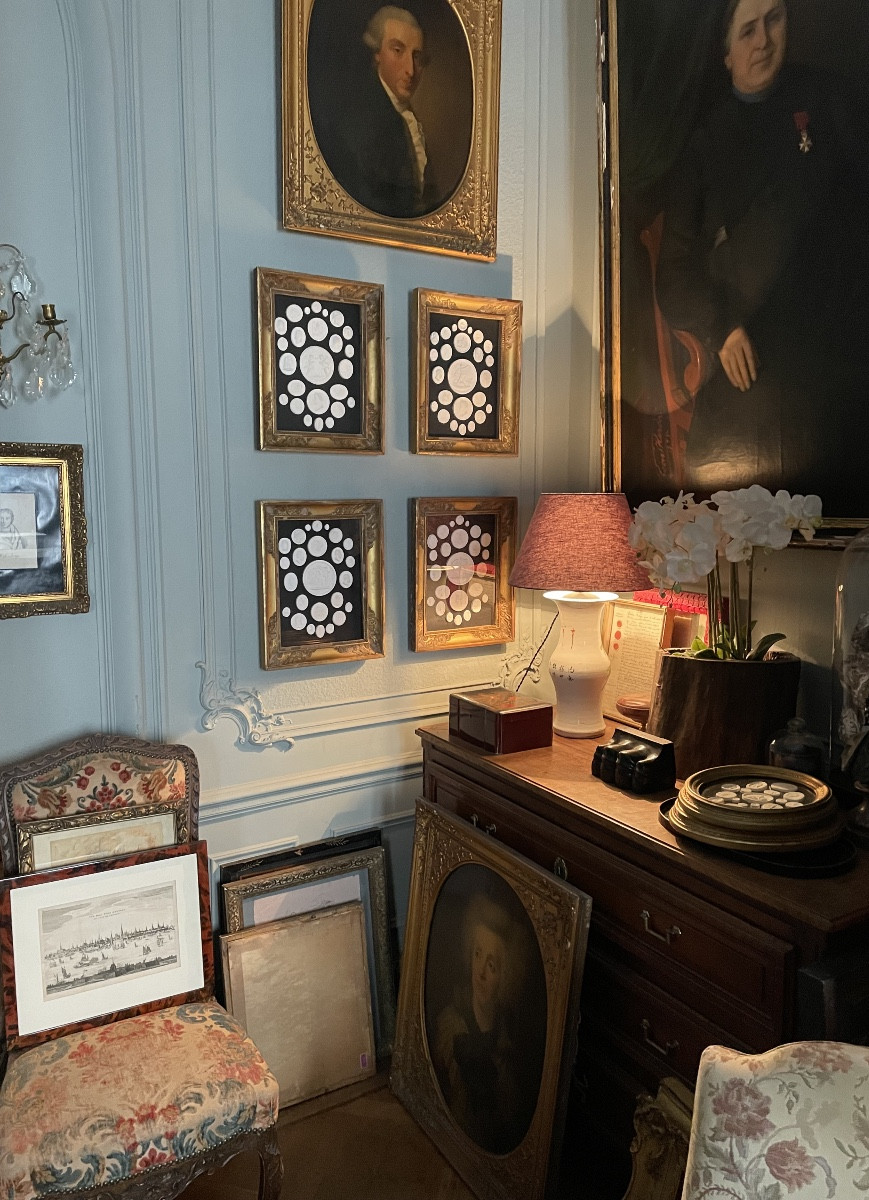 Collection de cadre empire avec intaglios 