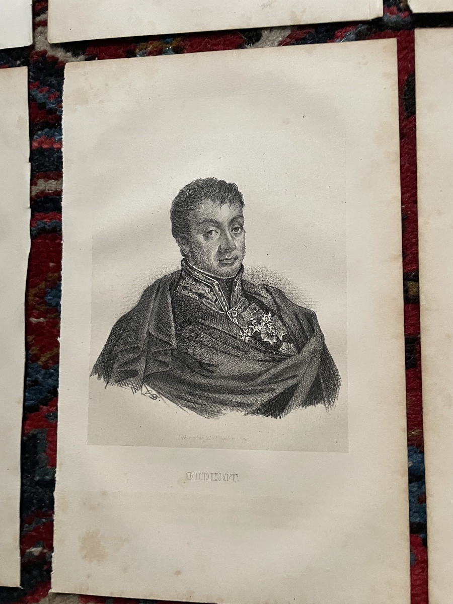 Lot d’estampes de 28 hommes du 18ieme-photo-1