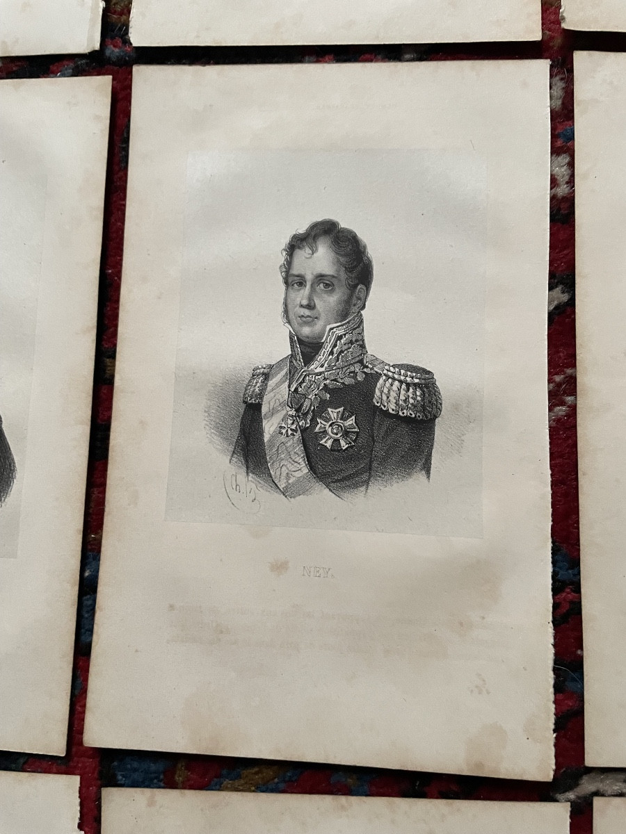 Lot d’estampes de 28 hommes du 18ieme-photo-2