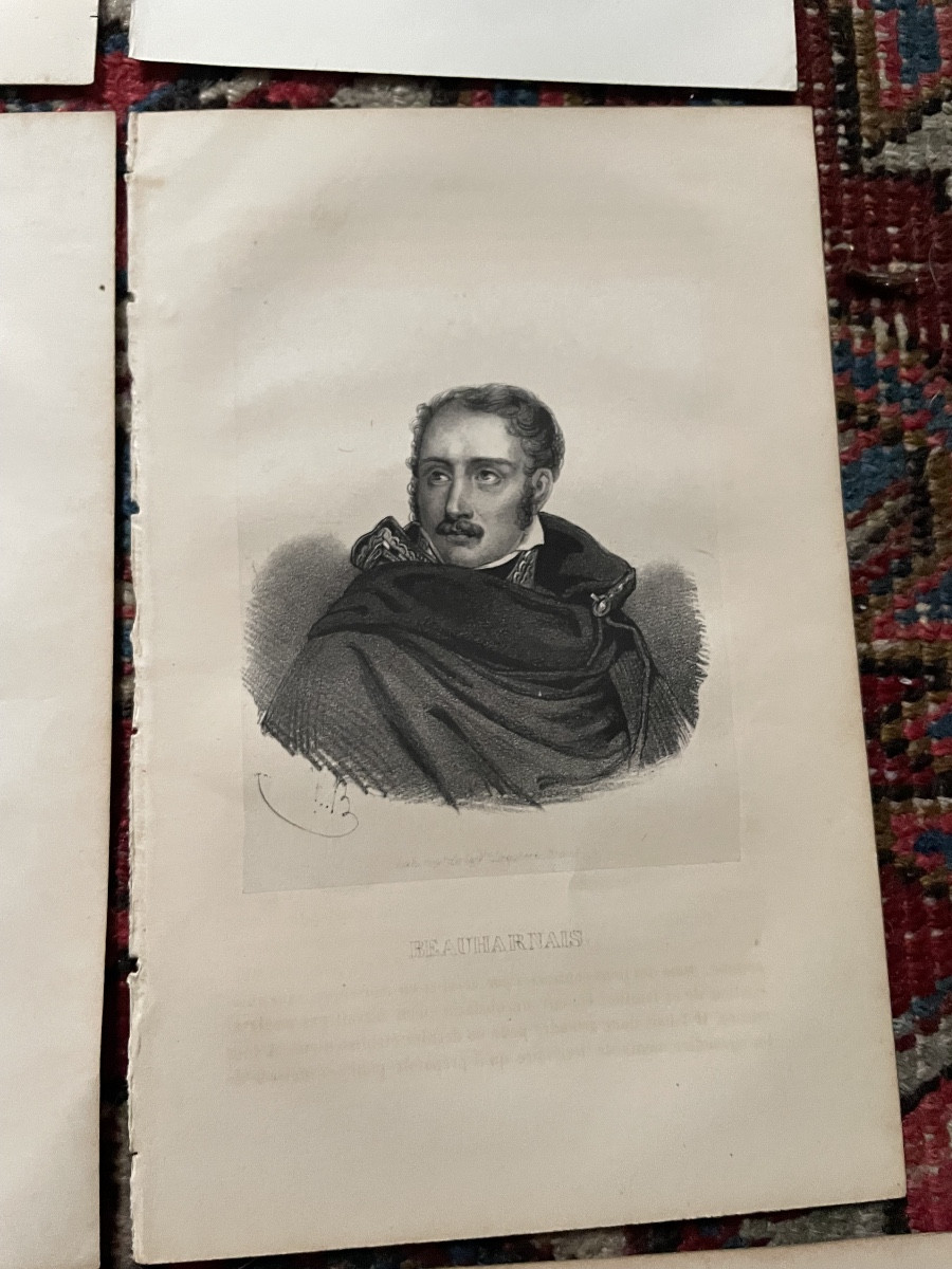 Lot d’estampes de 28 hommes du 18ieme-photo-3