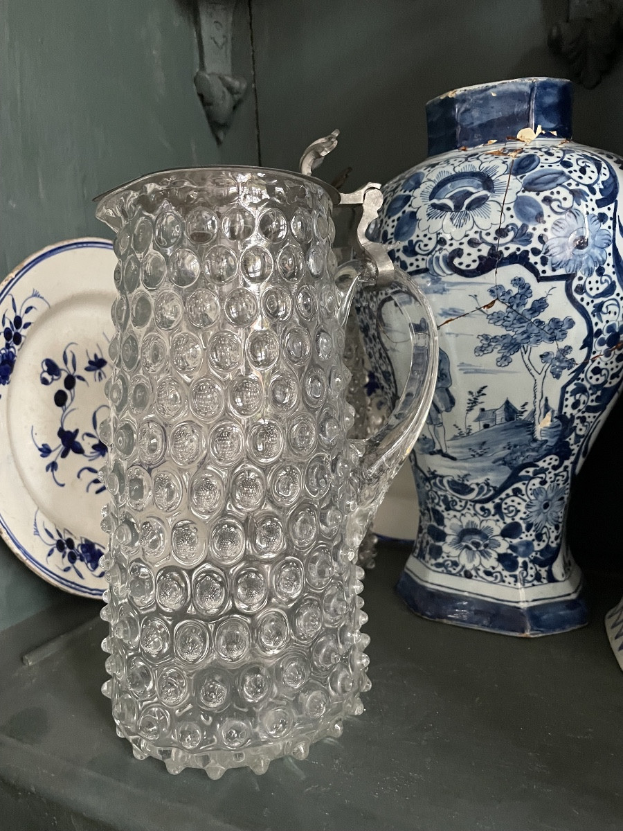 Carafe à clou de Liege du 19ieme