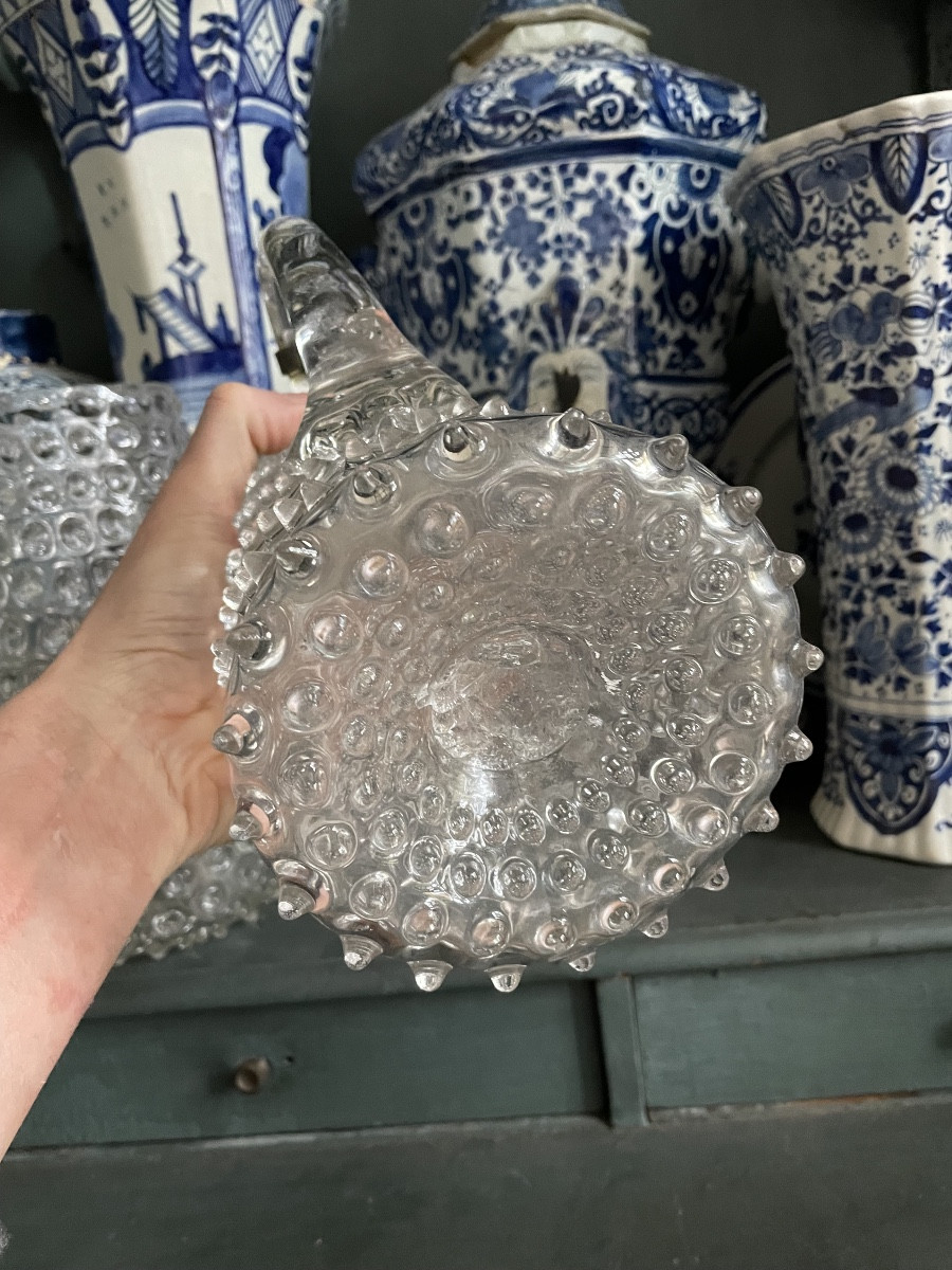 Carafe à clou de Liège du 19ieme Siecle -photo-2