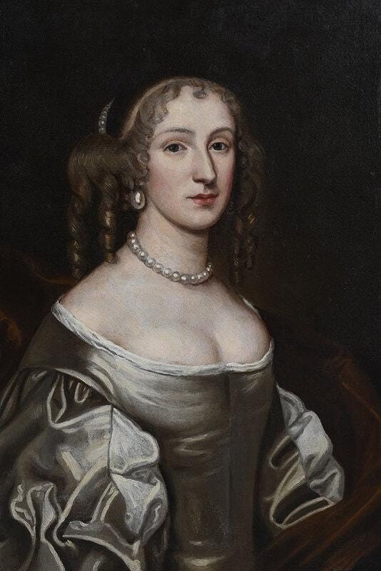 Portrait Of Lady With Pearls 18th-photo-3