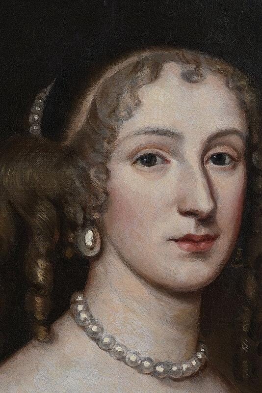 Portrait Of Lady With Pearls 18th-photo-1