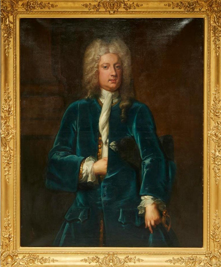 Portrait d'un gentilhomme C.1725 Attribué à Michael Dahl (1659-1743)