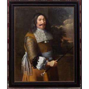 Portrait 17ème Du Prince-evêque Christoph Bernhard Von Galen