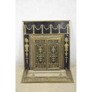 Brass Fireplace Front