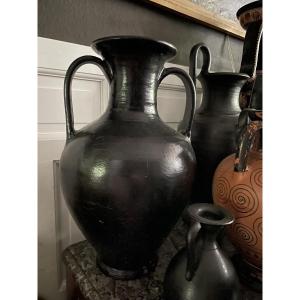 Large Black Vase