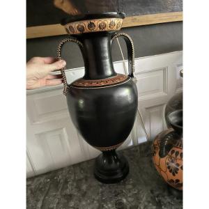 Very Large Greek Vase With Patterns 