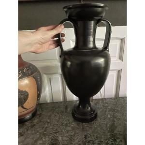 Large Black Greek Vase