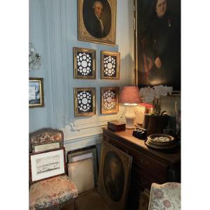 Collection de cadre empire avec intaglios 