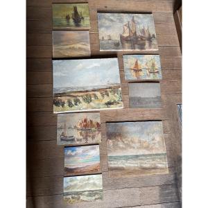 Collection de tableaux marine