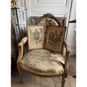 Pair Of Prints Of The Prince Of Denmark And The Prince Of Denmark And Norway
