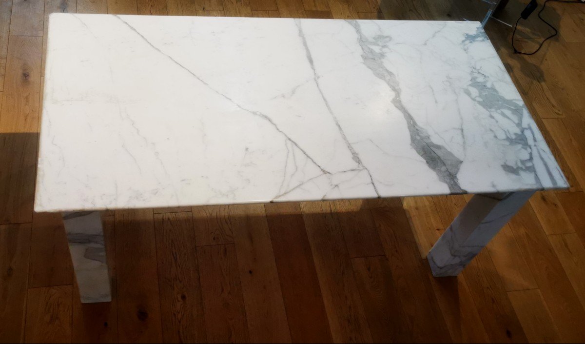 Marble Dining Room Table 1970-photo-2