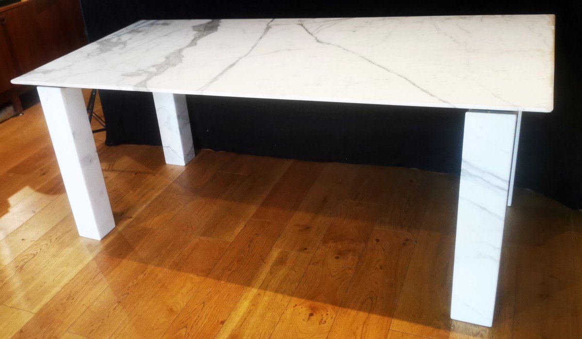 Marble Dining Room Table 1970-photo-3