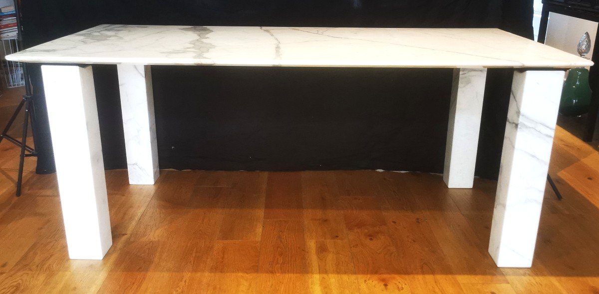 Marble Dining Room Table 1970-photo-6