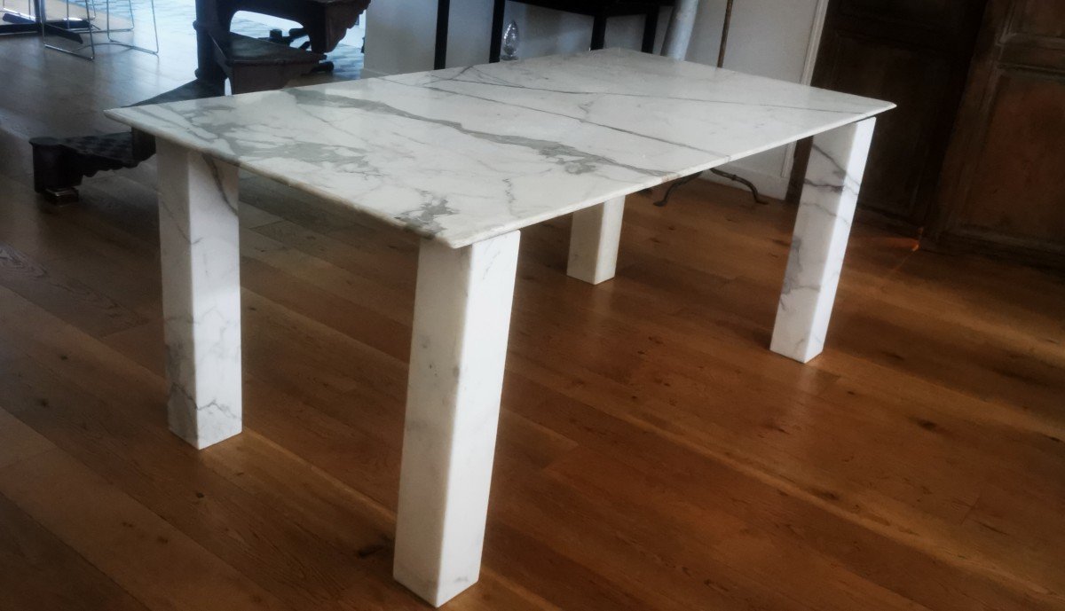 Marble Dining Room Table 1970