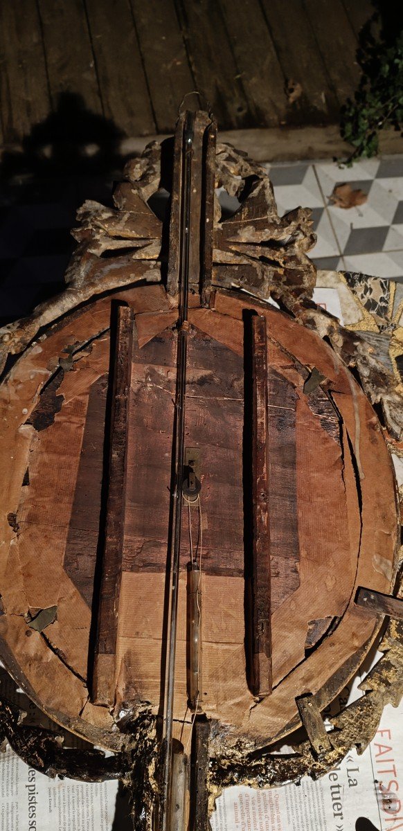 Louis XVI Barometer, 18th Century-photo-4