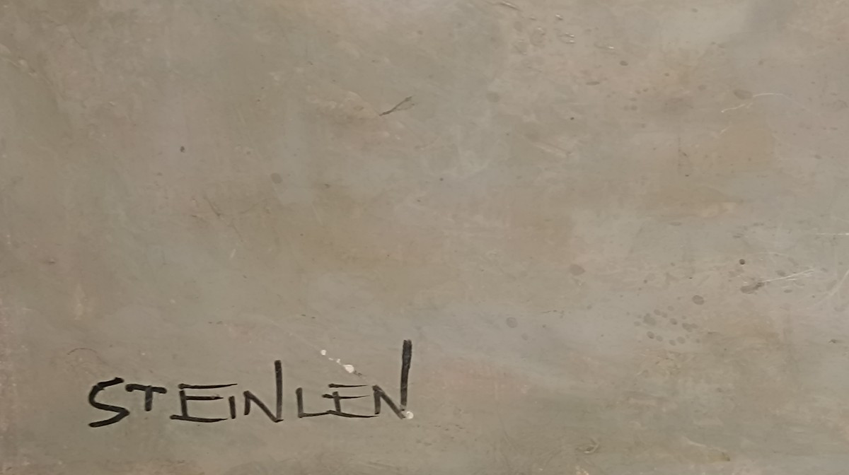 Oil On Canvas By Steinlen-photo-3