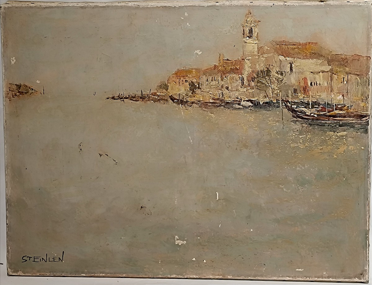 Oil On Canvas By Steinlen