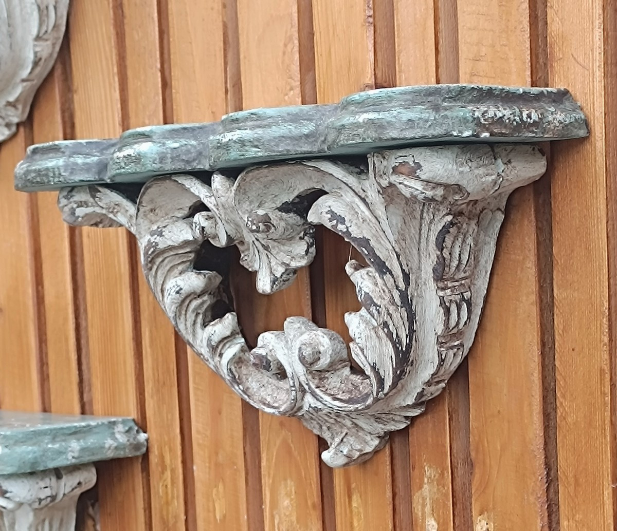 Ensemble de 10 Appliques murales Louis XV-photo-1