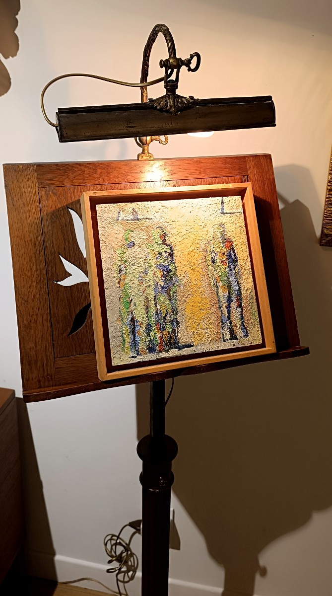 19th Century Oak Music Stand  -photo-2