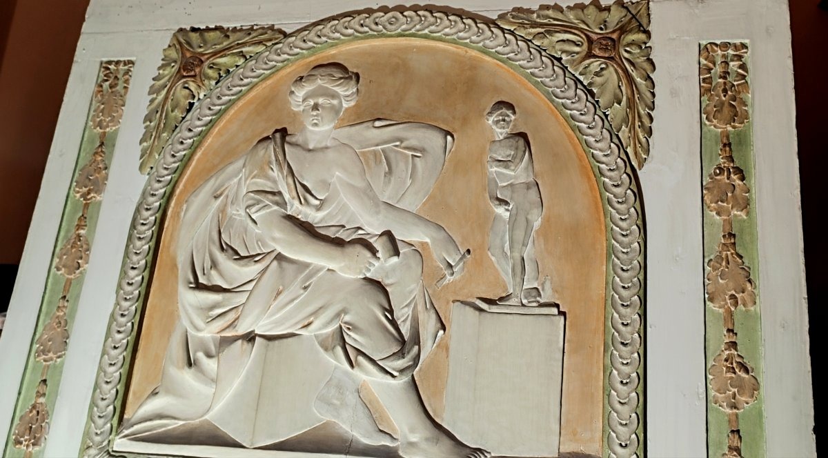 Grand trumeau de boiserie -photo-2