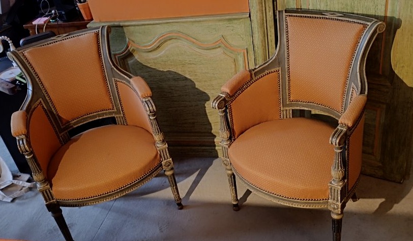 Pair Of Louis XVI Armchairs