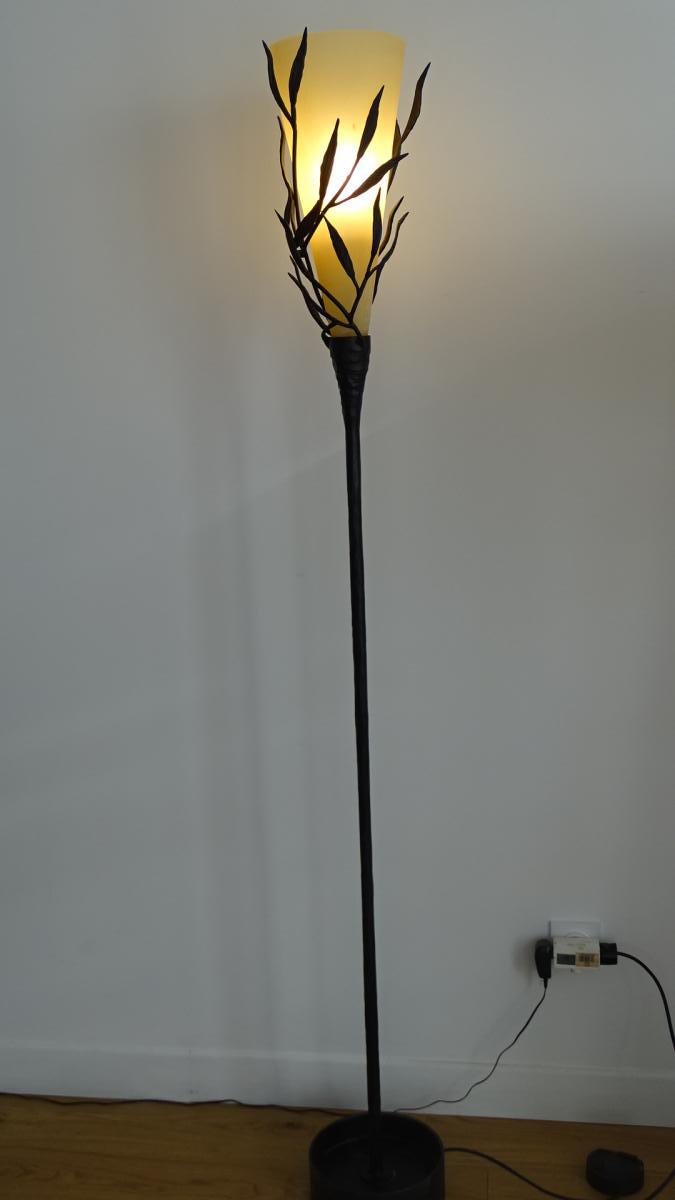 Lamp Year 1950 Forged Metal