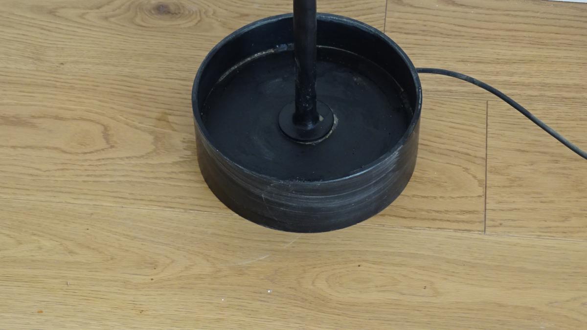 Lamp Year 1950 Forged Metal-photo-3