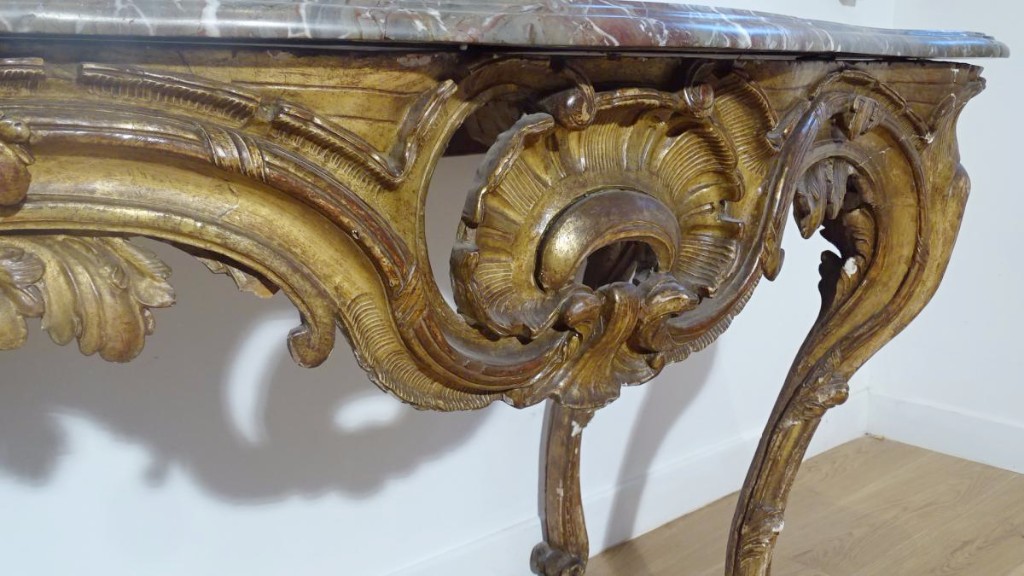Large Console Louis XV Period-photo-3