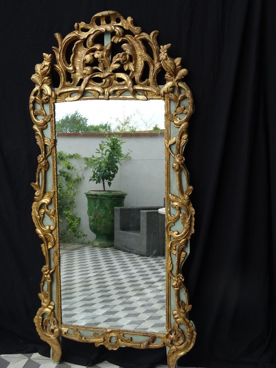  Miroir d époque Régence-photo-2