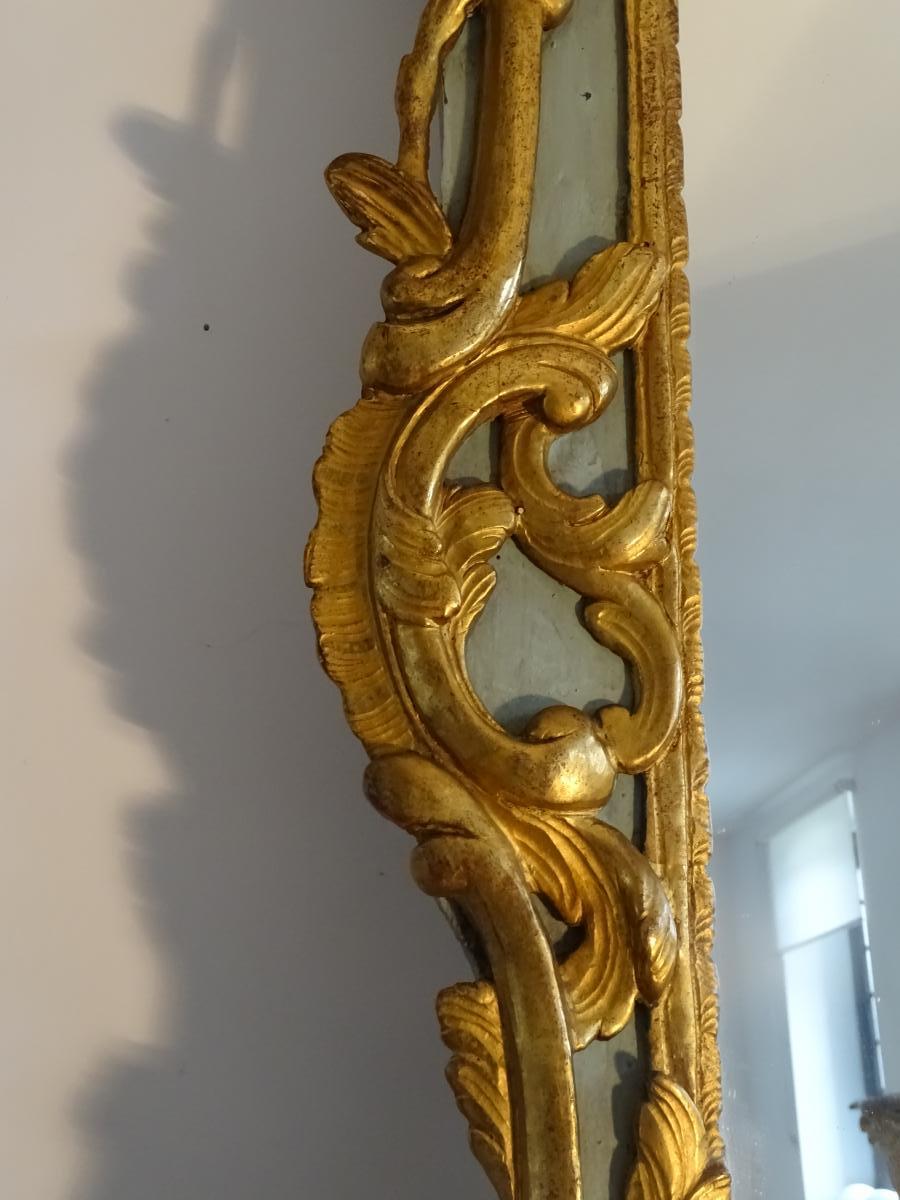  Miroir d époque Régence-photo-2